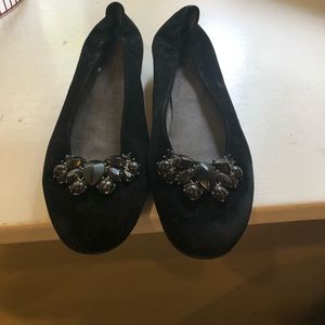 Black flats Sz 9